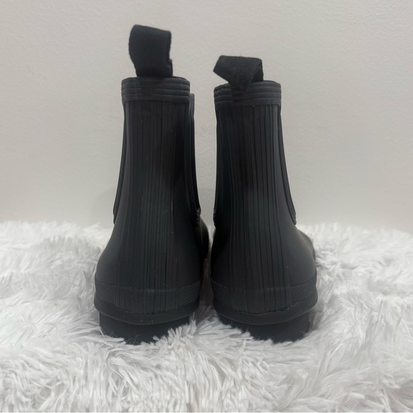 Hunter Original Chelsea Matte Ankle Rain Boots Women’s 11 Black EU 43 UK 9 - Picture 7 of 10